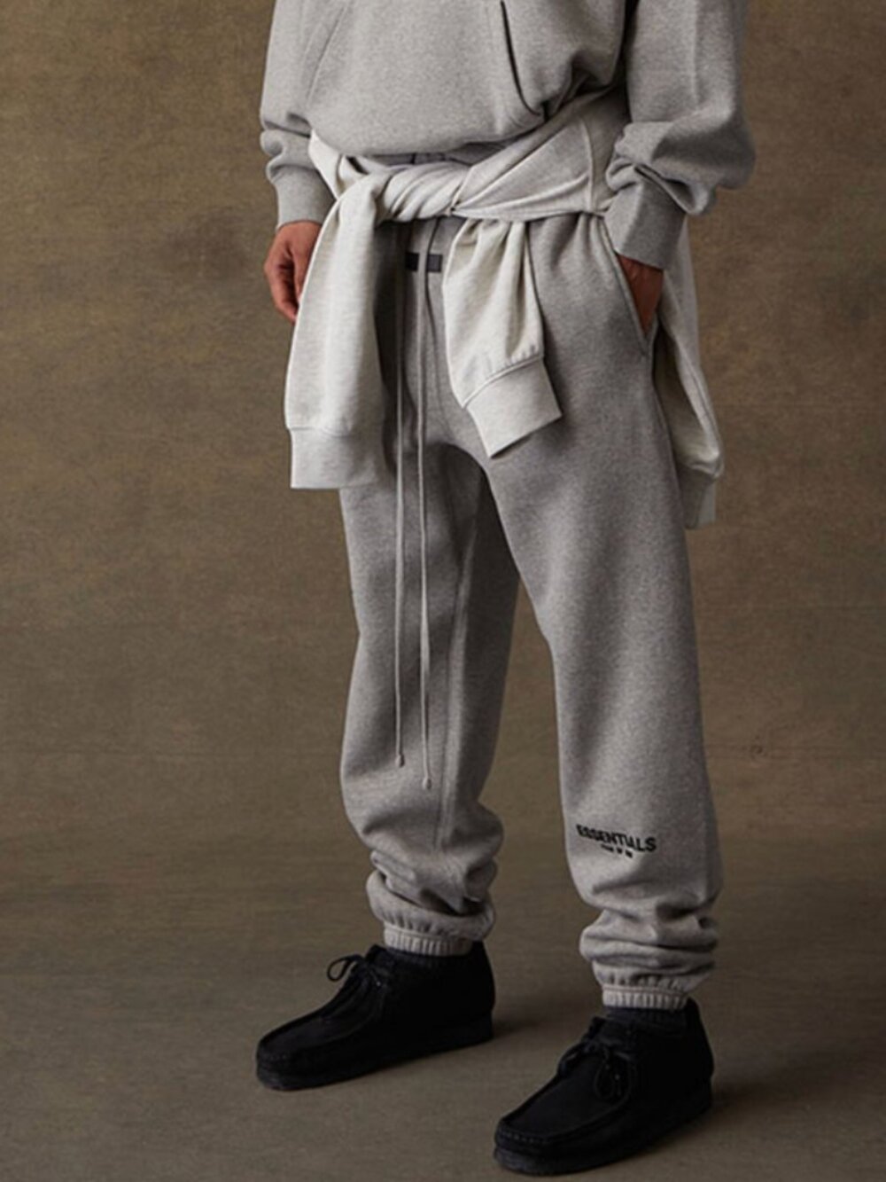 Fear of God Essentials Dark Oatmeal Gray Sweatpants Joggers Size XL